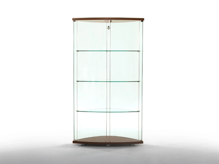 GRACIA - Wood and glass display cabinet with integrated lighting _ Tonin Casa